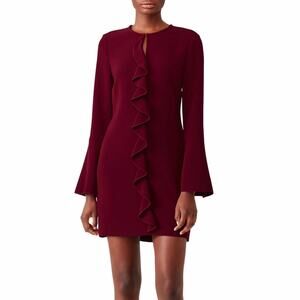 Rachel Zoe Monner Long Sleeve Mini dress burgundy - 2